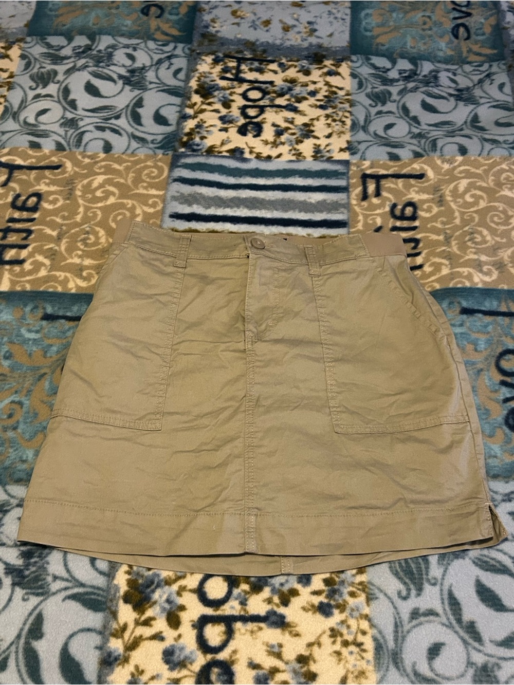 Lee Women's Khaki Mini Skirt